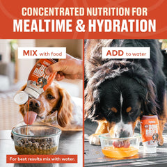 Furvor Doseur Bouillon Boeuf Chien: dosage facile selon le poids pour un ajout pratique.
