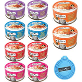 Fussie Cat variétés en sauce lait de chèvre pour repas hydratant et appétissant