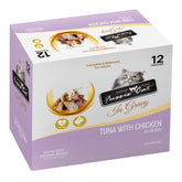 Fussie Cat Premium Thon Poulet en Sauce : sachet prêt à servir, goût savoureux.
