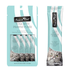Fussie Cat Puree Crevettes-Thon-Tube-Cremeuse : topping savoureux pour le repas quotidien.