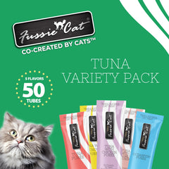 Purée thon Fussie Cat, texture lisse idéale en topper