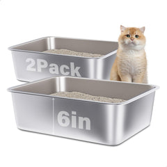 Bac FUTAM en acier inoxydable avec dimensions 17,7 x 13,7 x 6 pouces, pratique.
