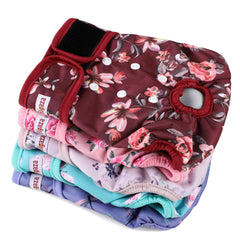 Couches lavables Fuz Bigaza pour chienne — ensemble complet et pratique.