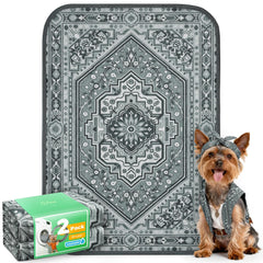 FXW tapis lavable pour chien, 24 pouces, absorption efficace en cage.