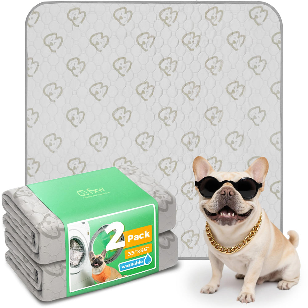 FXW tapis-pipi lavable pour chien, absorption élevée et confort.