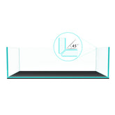 FZONE Anata 9Gal sans rebord, vue dégagée pour un aquascape élégant.