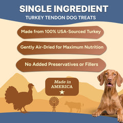 Tendon-dinde chips-tranche-fin : récompense saine et légère pour l entraînement quotidien.