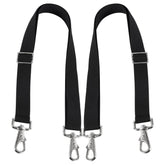 GAITWIN sangles élastiques pour couverture de cheval, noir, lot de 2, installation simple.