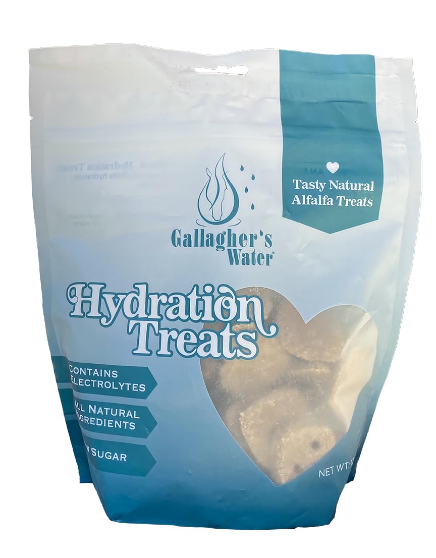 Gallagher's Water friandises d'hydratation en forme de cœur, savoureuses et faciles à offrir.