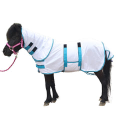 Gallopoff couverture anti-mouches mini pour mini-chevaux, protège des insectes tout en restant légère