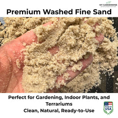 GARDENWISE sable dans un pot, améliore le drainage des plantes d'intérieur.
