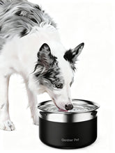 Bol eau inox Gardner Pet sans debordement 385l, hydratation fiable pour grands chiens.