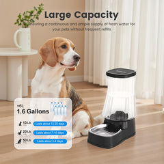 Gardner Pet capacité de 6 litres, parfait pour plusieurs animaux.