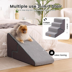 Gardner Pet Escalier 2-en-1 rampe, transformation rapide.