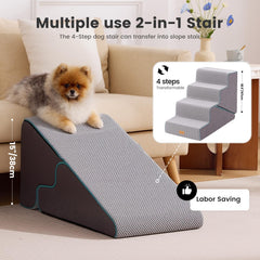 Gardner Pet escalier rampe 2 en 1 facilitant les déplacements du chien.