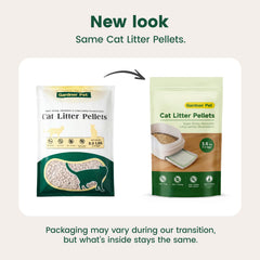 Gardner Pet Pellets Litière Chat – sans agglomération, nettoyage rapide.