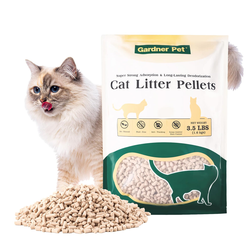 Gardner Pet pellets litière – contrôle d'odeur, bac propre.