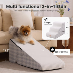 Gardner Pet rampe transformable petit chien offre montée et descente douces.