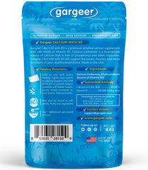 Gargeer calcium D3 reptiles: vitamine D3 pour une meilleure absorption.