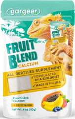 Gargeer Calcium Reptile – poudre ultrafine fruits pour une répartition homogène