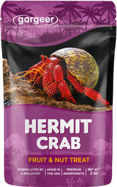 Emballage Gargeer Friandise Fruits et Noix pour Crabe Ermite, pratique pour nourrir.