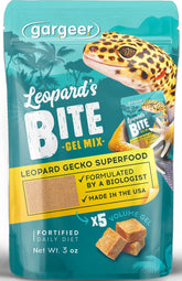Gargeer Gecko Léopard gel 3oz, alimentation pratique et complète.