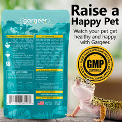 Gargeer gel nutrition complète pour gecko léopard, alimentation sans céréales.