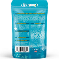 Gargeer Ocean Blend — image des ingrédients sans OGM présents pour crabe hermite.