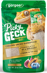 Gargeer Picky Geck Rainforest Mist — bol appétissant favorisant l'appétit des geckos.