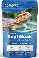 Gargeer ReptiSoak prêt pour bain électrolytes favorisant l'hydratation des reptiles
