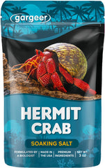 Gargeer sel immersif pour crabe ermite, bain revitalisant