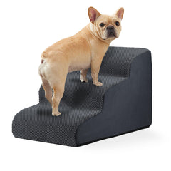 GARMART Escalier chien-lit 3 étapes: accès sûr et confortable