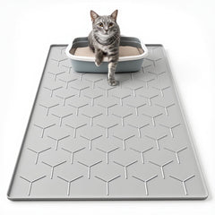 Garoopion tapis litière grand format 34x22, réduit les traces autour de la litière.