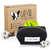 G.A.S porte-sacs crottes noir avec mousqueton, pratique et durable en balade.