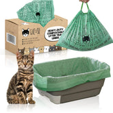 G.A.S sacs bac litière chat Jumbo XL 36x19 emballage prêt à l’emploi.