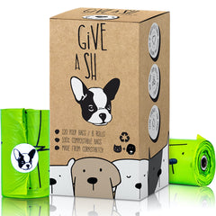Sacs G.A.S pour crottes de chien - 100% compostables à domicile, respectueux de l'environnement.