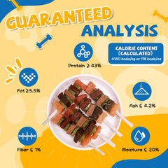 gazeupon kabobs lapin : saveur délicate et digestibilité potentielle pour chiens.