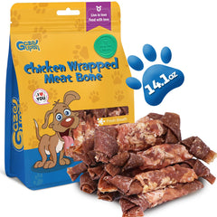 Gazeupon os poulet-boeuf : récompense naturelle pour chiens actifs et musclés.