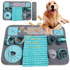 GDDGXXF Snuffle Mat pour chien, vue d’ensemble, stimulation olfactive et repas plus lent.