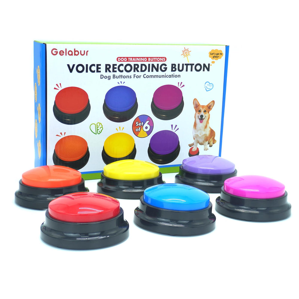 Gelabur boutons-parler-chien-communication : favorise l'expression des besoins de votre chien.