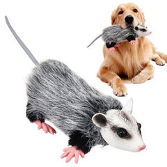 Gemscream opossum peluche avec siffleur pour divertir votre chien