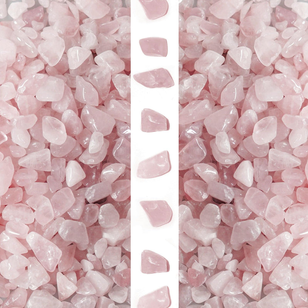 Gemshan éclats quartz rose 7-9 mm, idéal pour décor aquatique et plantes.