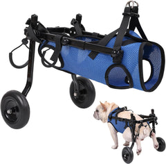 Chaise roulante Generic pour petit chien, soutien des pattes arrière lors des sorties.