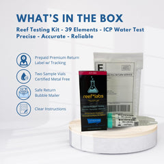 Étiquettes prépayées ICP Water Test facilitant l’envoi