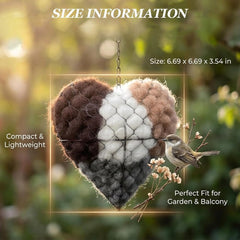 Generic Coeur Nid fibres naturelles: réapprovisionnement facile pour les oiseaux