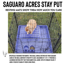 Generic Saguaro Acres tapis-repos cage lapin violet: design robuste et confortable.