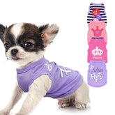 Generic chemise rose florale pour petit chien fille — confort estival et style.