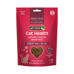 Friandises croustillantes Get Naked au canneberge pour chat, soutien potentiel à la santé urinaire.
