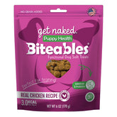 Get Naked Puppy Health Biteables – emballage visible pour chiots en sachet.