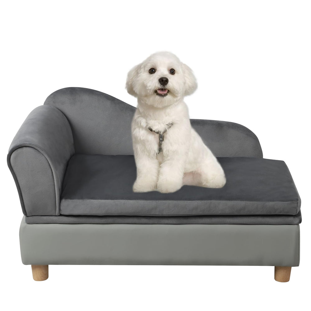 Getifun lit pour animal gris offrant confort et style.